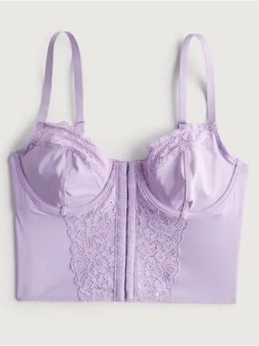 Gilly Hicks Lavender Corset Top